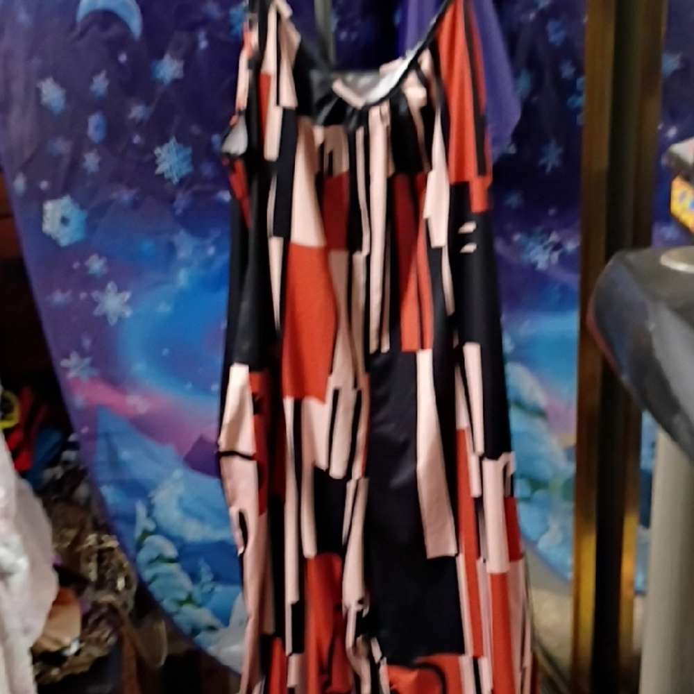 Abstract Geometric Pant Suit